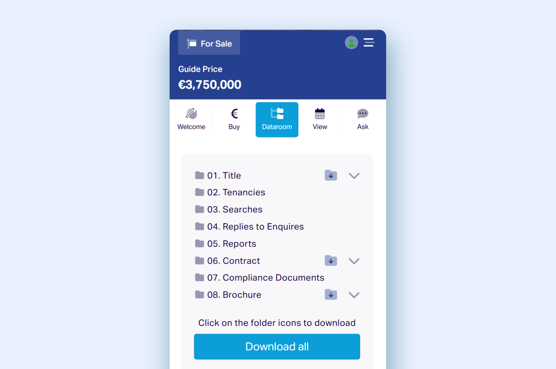 Access the Data Room
